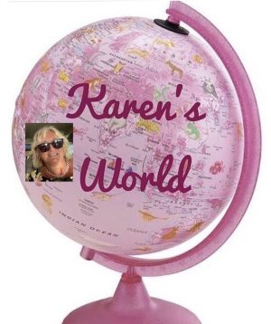 WHERE TO READ ABOUT KAREN’S WORLD, PLUS THE NUMBER OF VIEWS
